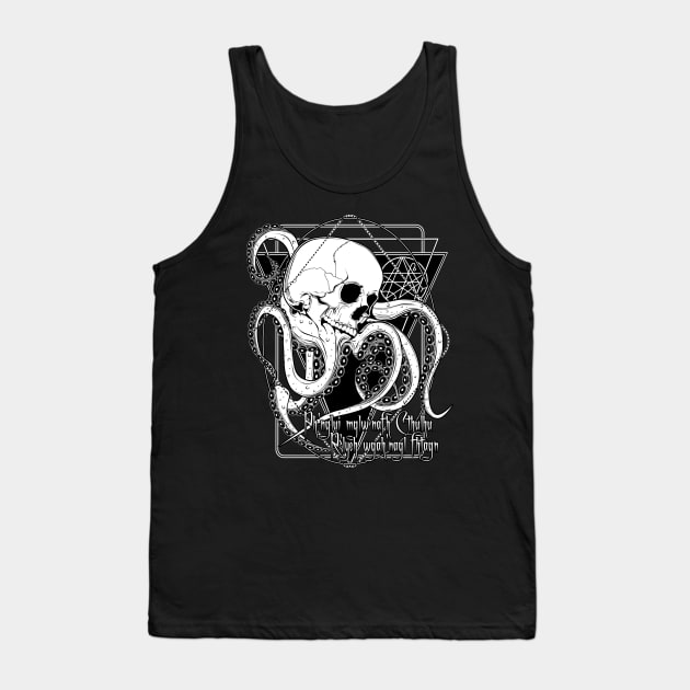 In his house at R'lyeh dead Cthulhu waits dreaming Tank Top by Von Kowen